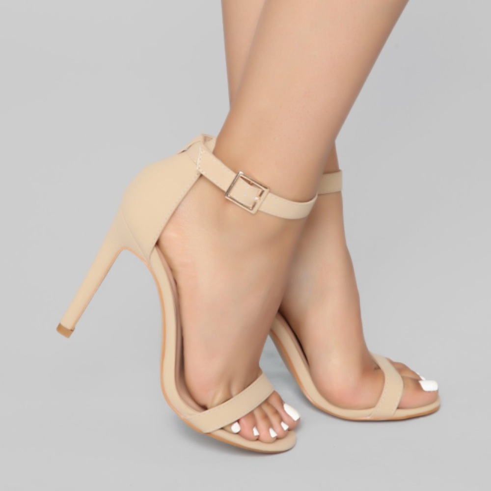 Fashion Nova Strapped Success Heels